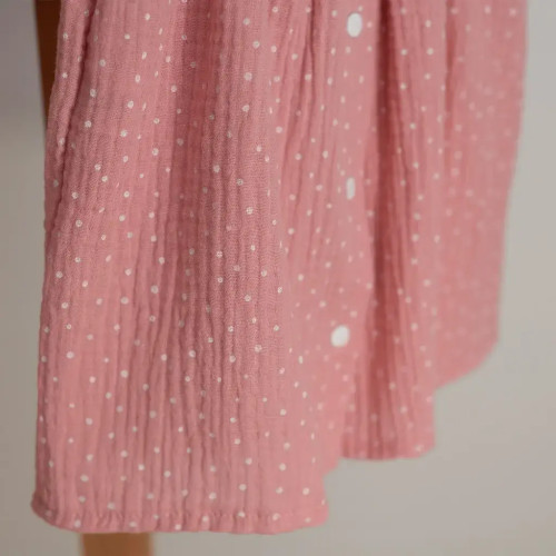 Mušelínové šaty Barunka Cameo pink Dot Esito
