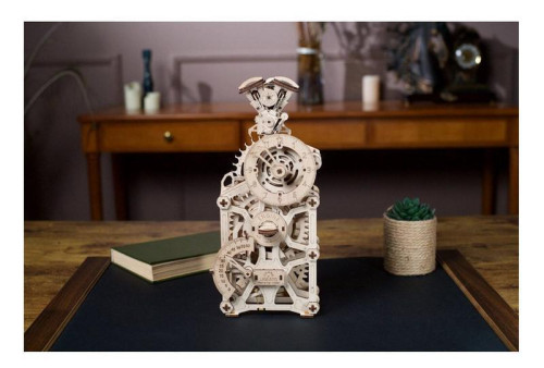 Ugears 3D dřevěné mechanické puzzle Hodiny motoru