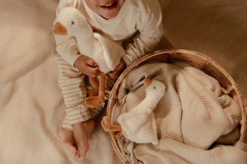 Husa plyšová 25 cm Newborn Naturals Little Dutch