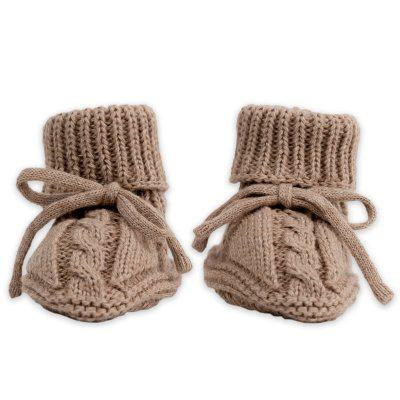 Capáčky Knit Cable Fudge Vel. 0 - 6 měsíců Lodger