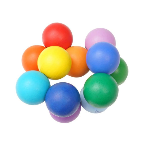 Dřevěné korálky Classic Baby Beads Manhattan Toy