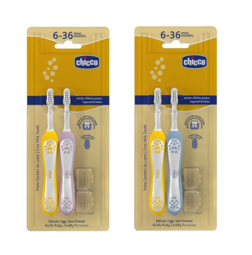 Set zubních kartáčků pro děti 2 ks 6 - 36 m Chicco