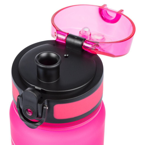 Tritanová láhev na pití Logo - růžová 500 ml Baagl