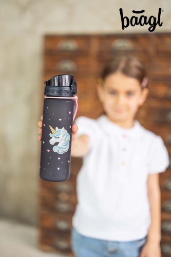 Tritanová láhev na pití Unicorn Gold 500 ml Baagl