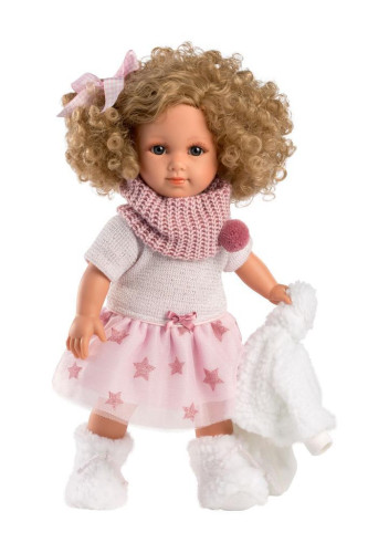 ELENA 53542 Llorens - realistická panenka s látkovým tělem - 35 cm