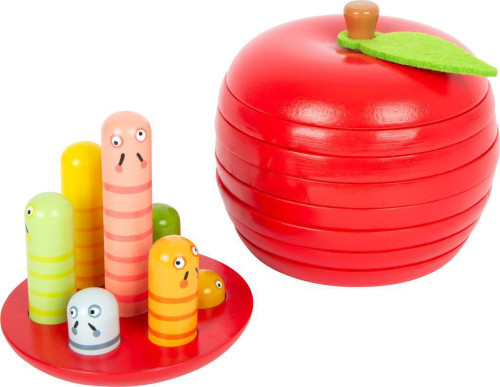 Skládačka jablko s červíky Small foot