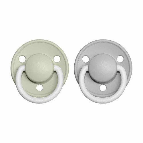 Bibs dudlíky silikon 2 ks De Lux 0-36 měsíců One Size