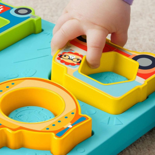 Puzzle dopravní prostředky se zvuky Fisher Price