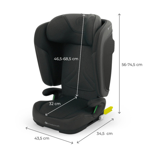 Autosedačka skládací Unity 2 I-Size (100-150 cm) Kinderkraft
