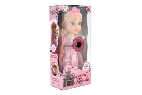 Panenka princezna Růženka 35 cm česky mluvící na baterie se zvukem