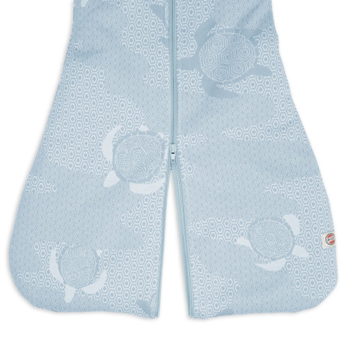 Spací pytel s rukávy Lodger Matcha Blue Fogg