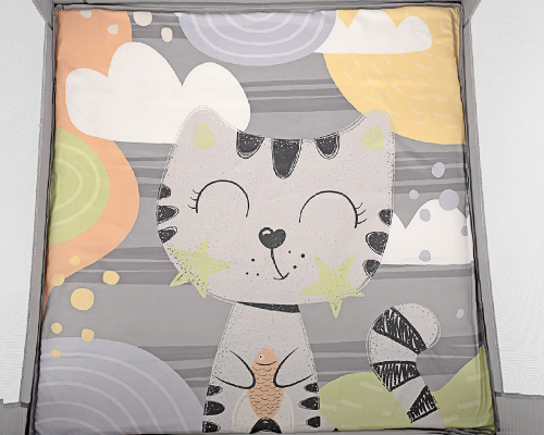 Hrací ohrádka Enjoy Grey Cat KikkaBoo