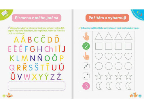 Montessori ve školce se samolepkami