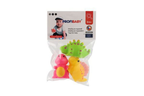 Stříkací dinosaurus 3 ks do vody