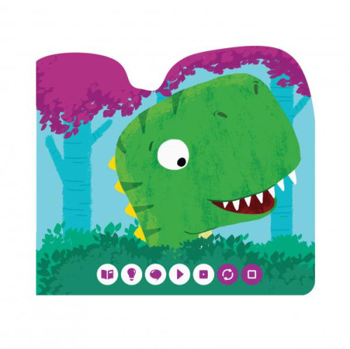 ALBI Kouzelné čtení Minikniha s výsekem - Dinosaurus