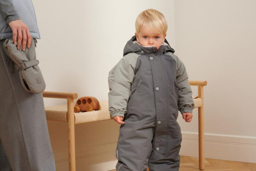 Zimní kombinéza Color Block Fjord Gray Leokid