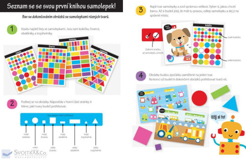 Moje první samolepky - Tvary