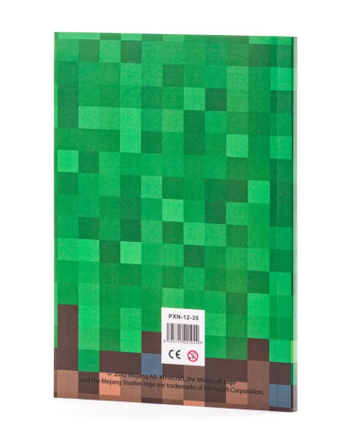 Poznámkový blok A5 Minecraft Pixie crew