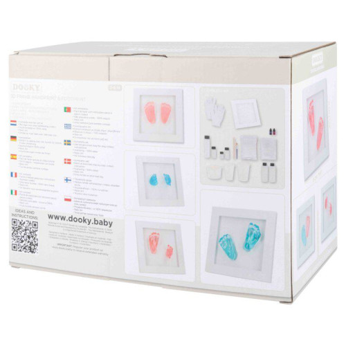 Crystal Memories DeLuxe 3D Frame Handprint & Footprint