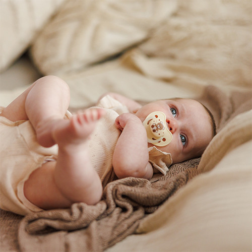 Dudlíky silikonové anatomické 0 - 6 m, 2 ks BabyOno