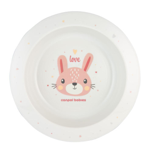 Plastová miska Cute Animals 270 ml Canpol babies