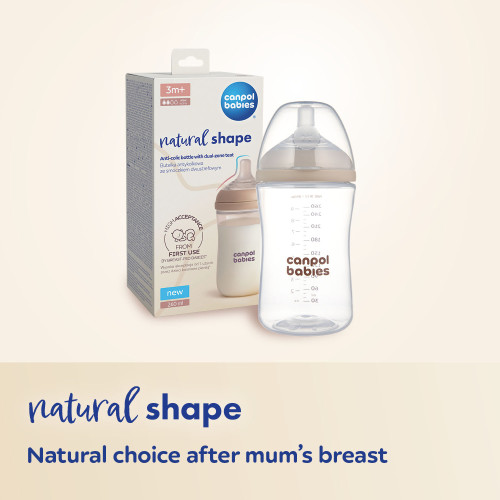 Savička k lahvi Natural Shape 12 m+ 2 ks Canpol babies