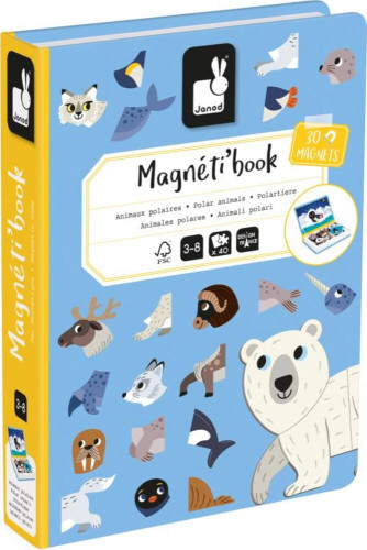 Magnetibook Polární zvířátka Magnetická kniha Janod