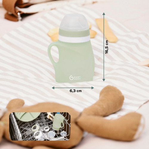Silikonová láhev 150 ml Green Babymoov