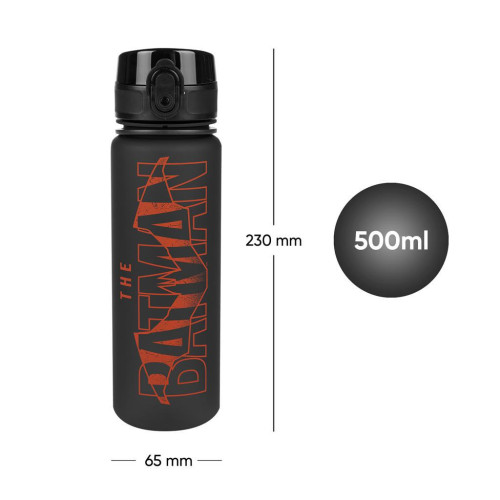 Tritanová láhev na pití Batman Red 500 ml Baagl
