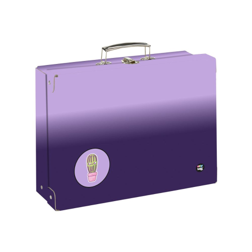 Kufřík lamino hranatý A4 Oxy Next Ombre Purple