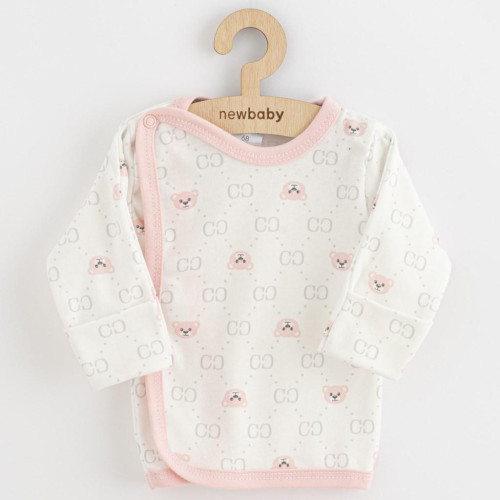 Kojenecká košilka New Baby Classic II Holka 3ks růžová