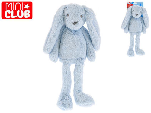 Mini Club zajíček plyšový modrý 30 cm dlouhé nohy