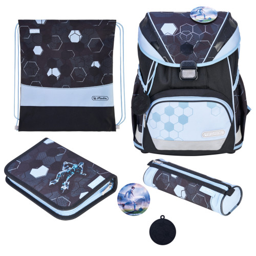 Taška školní UltraLight+XL fotbal Herlitz