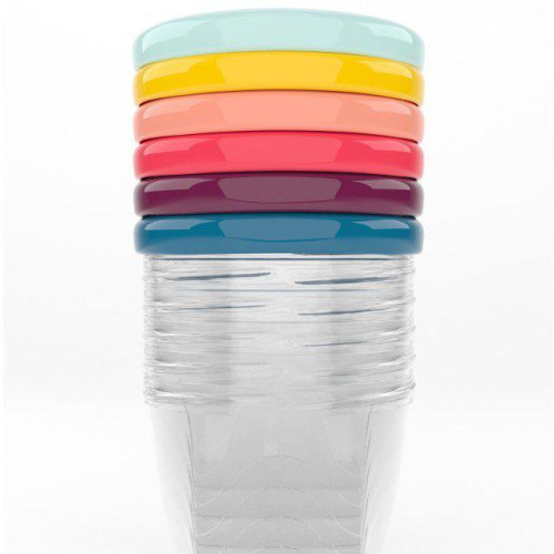 Misky s víčky 250 ml sada 6 ks