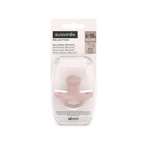 Šidítko anatomické silikon 6-18 m SX PRO Colour Essence Suavinex