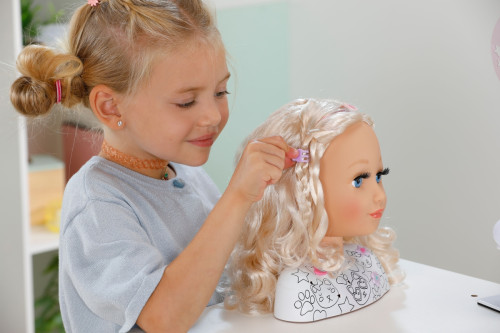 Kreativní česací hlava Baby born
