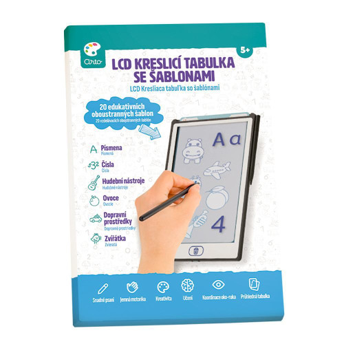 ARTO LCD 10.1" Kreslicí tabulka se šablonami