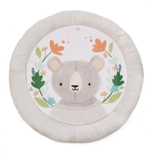 Deka hrací s hrazdičkou Cozyplay Light Grey Kinderkraft