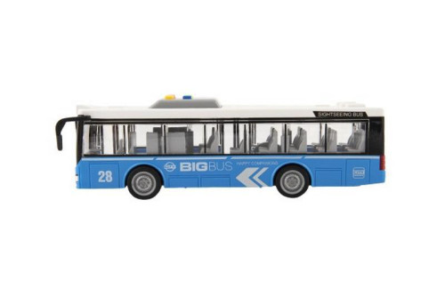 Autobus modrý na baterie