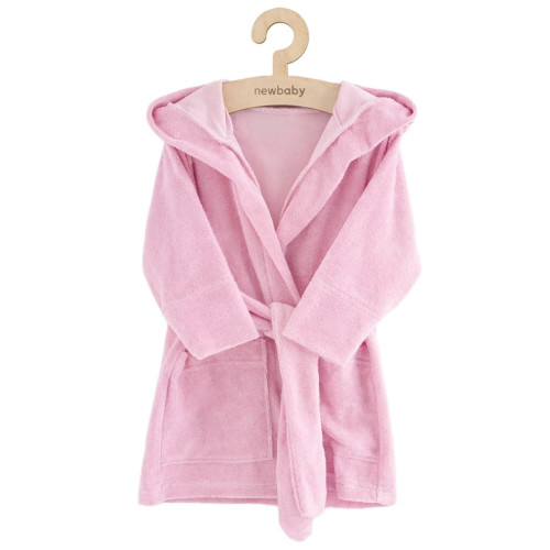 Dětský froté župan New Baby pink
