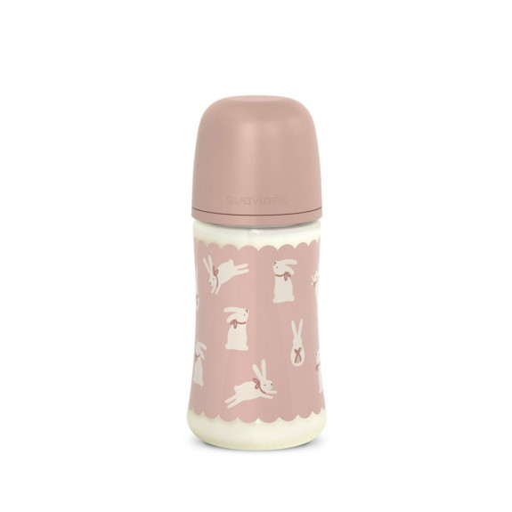 Kojenecká láhev Wonderland New 270 ml Fyziol průtok M Suavinex
