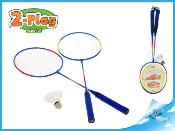 Gametime badmintonové rakety 2 ks s košíčkem