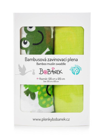 Bambusové zavinovací pleny Duo Pack Bobánek