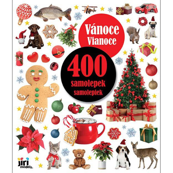 400 samolepek Vánoce