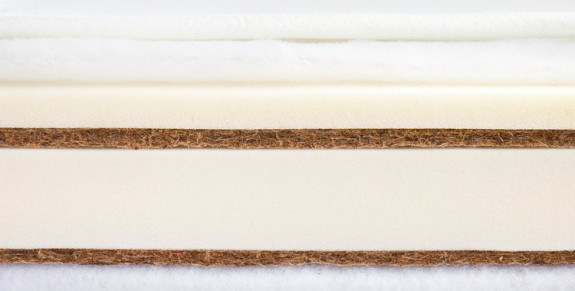 Luxusní matrace pro děti 120×60 – 4 vrstvy, paměťová pěna, kokos, Aloe Vera