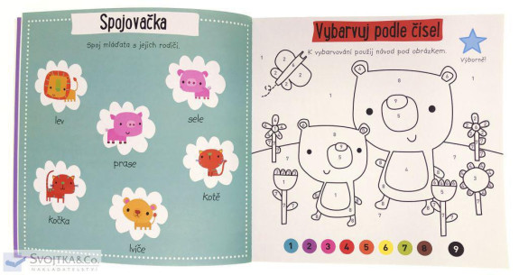 Mláďata - aktivity s pěnovými samolepkami