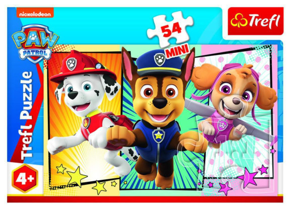 Puzzle Tlapková patrola 54 dílků mini