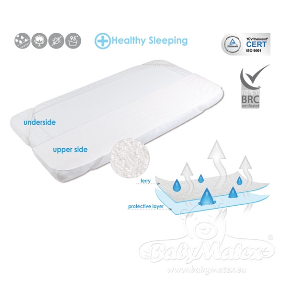 Froté chránič matrace 60 x 120 cm Babymatex