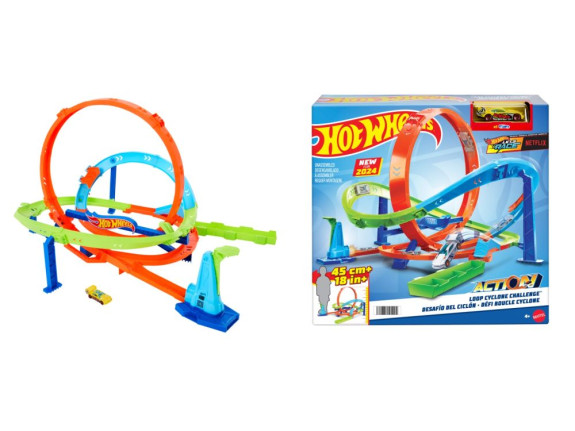 Hot Wheels extrémní hyper smyčka