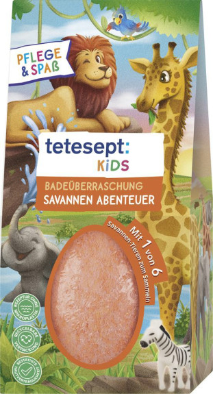 Kids Koupelová koule Dobrodružství v savaně Tetesept